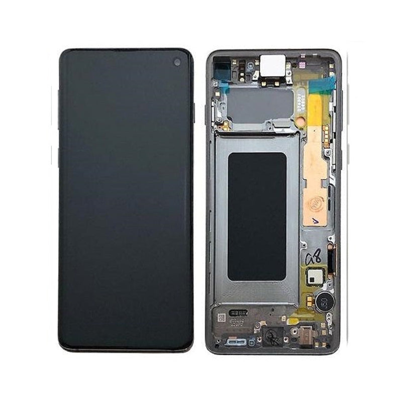 SAMSUNG S10 SCREEN PRISM BLACK (SERVICE PACK)