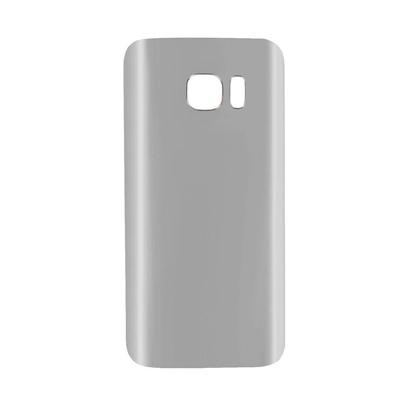 SAMSUNG S7EDGE BACK GLASS COVER SILVER