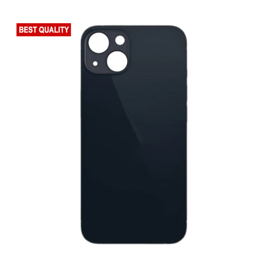 Back Glass Black No Logo for iPhone 13 (Best Aftermarket)