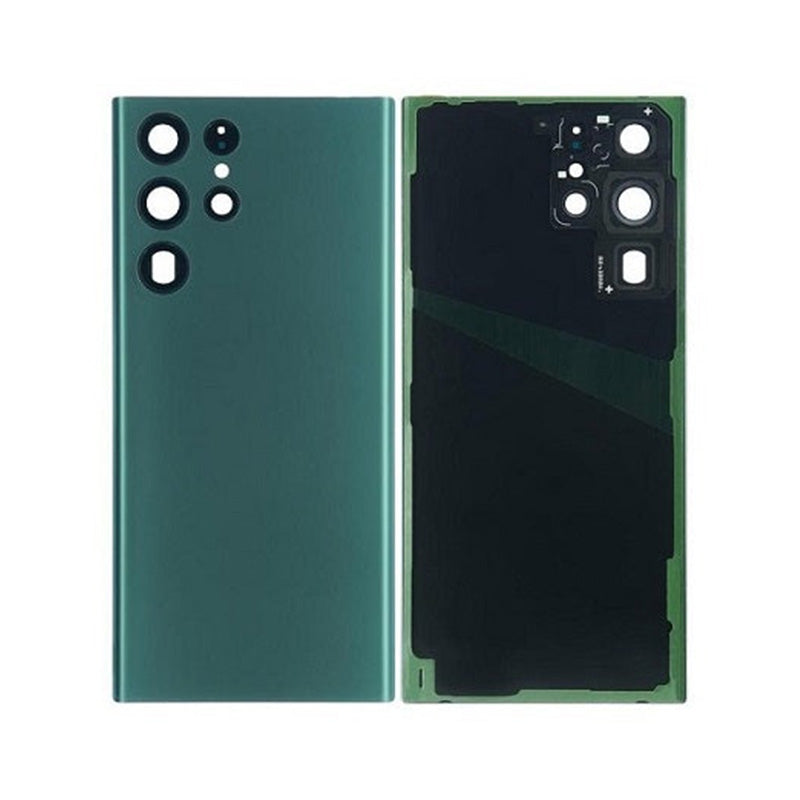 SAMSUNG S22ULTRA BACK GLASS GREEN (AFTERMARKET PREMIUM)