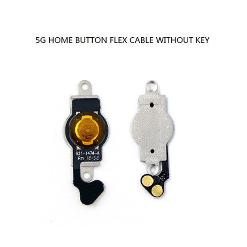 Home Button Flex with Metal Holder for iPhone 5G