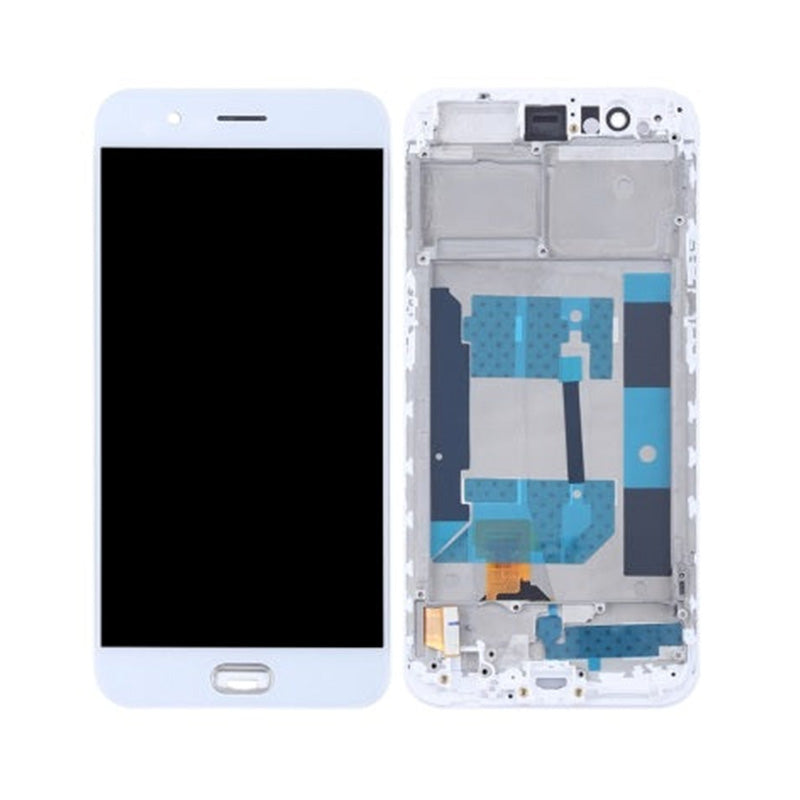 OPPO R11 SCREEN WITH FRAME WHITE (AFTERMARKET TFT)