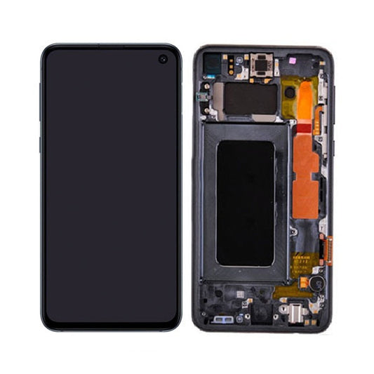 SAMSUNG S10E SCREEN BLACK (SERVICE PACK)