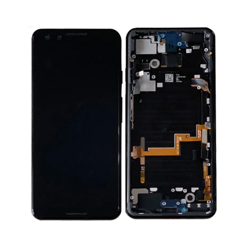 GOOGLE PIXEL 3 OLED SCREEN WITH FRAME BLACK (BRAND NEW)