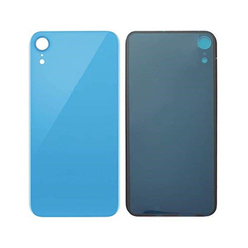 Back Glass Blue No Logo for iPhone Xr (Aftermarket Premium)