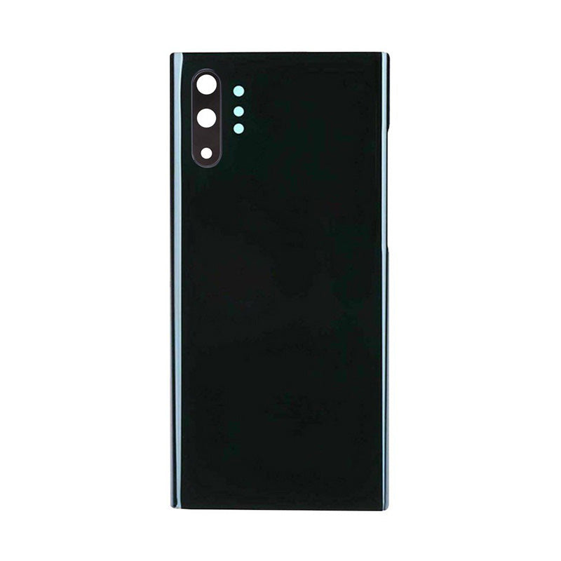 SAMSUNG NOTE10PLUS BACK GLASS BLACK (AFTERMARKET PREMIUM)