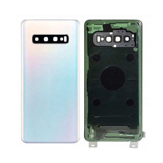 SAMSUNG S10 BACK GLASS PRISM WHITE