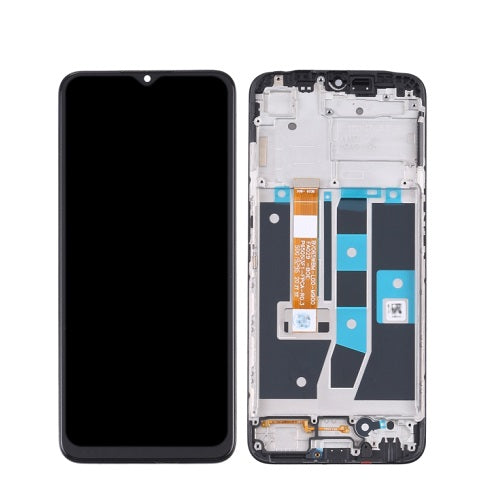 OPPO A16/A16S/A54S SCREEN WITH FRAME BLACK (BRAND NEW)