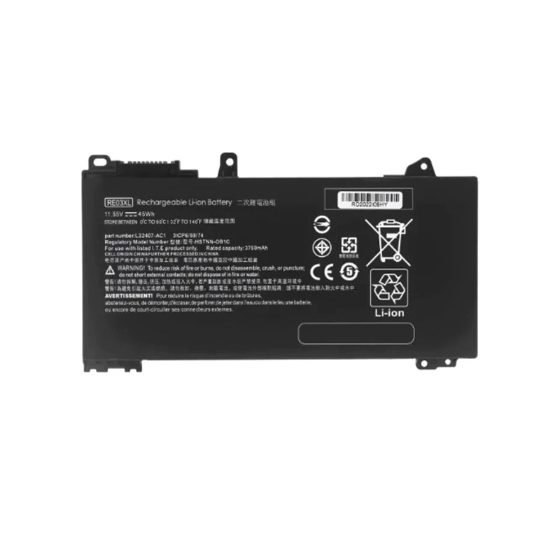 HP PROBOOK G6 430/G6 445/G6 450/G6 455/G7 440/G7 450/ZHAN 66PRO 14 G2 SERIALS /14 G3 SERIALS/15 G2 SERIALS/A 14 G3 SERIALS BATTERY RE03XL (BEST AFTERMARKET)