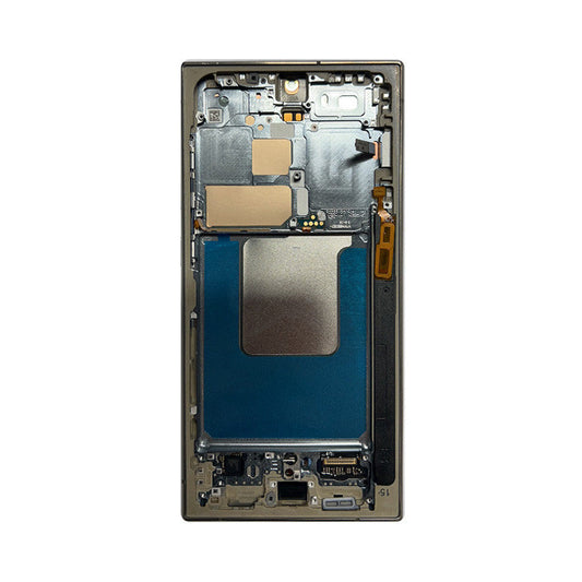 SAMSUNG S24ULTRA SERVICE PACK SCREEN ASSEMBLED WITH FRAME BY THIRD PARTY YELLOW