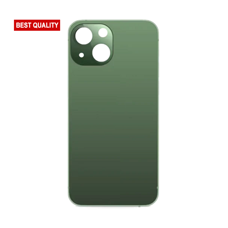 Back Glass Green No Logo for iPhone 13 (Best Aftermarket)