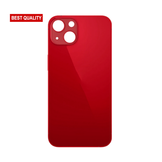 Back Glass Red No Logo for iPhone 13 (Best Aftermarket)