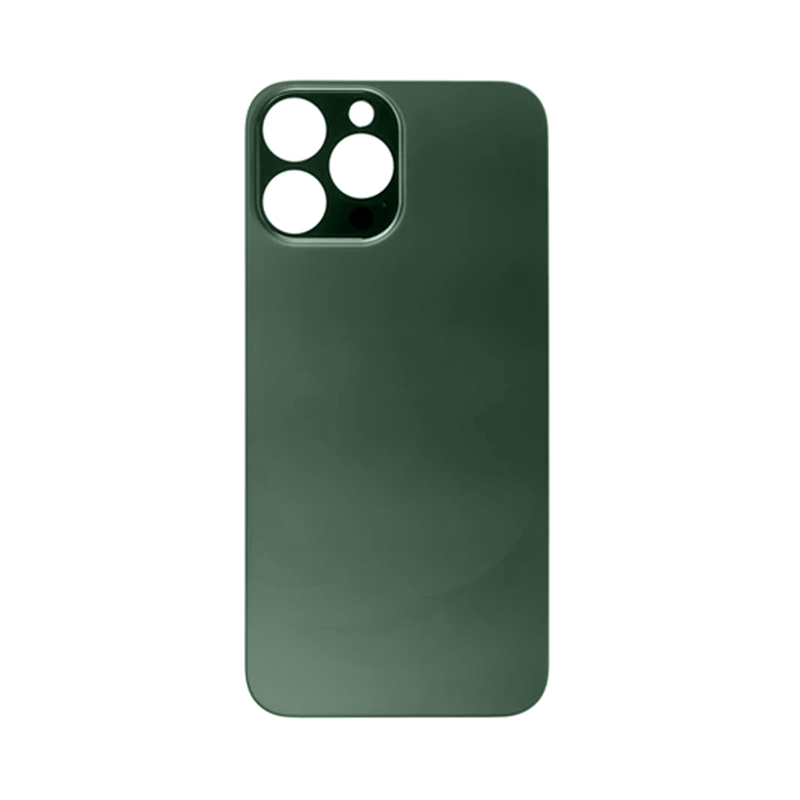 Back Glass Sierra Green No Logo With Pre-Installed 3M Adhesive For iPhone 13Pro (Aftermarket Premium)