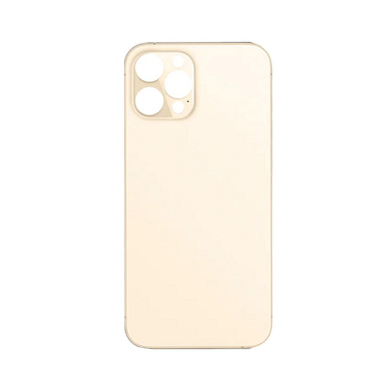 Back Glass Gold No Logo With Pre-Installed 3M Adhesive For iPhone 14Pro (Aftermarket Premium)