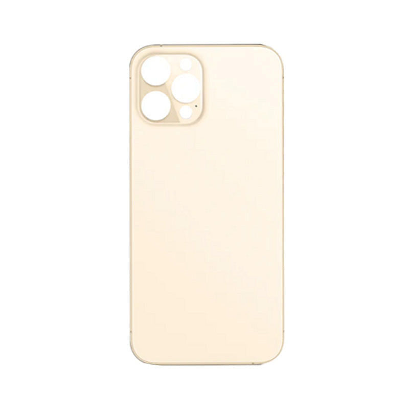 Back Glass Gold No Logo With Pre-Installed 3M Adhesive For iPhone 14Pro Max (Aftermarket Premium)