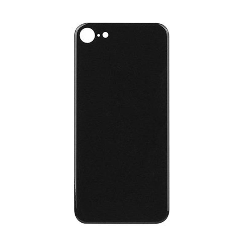 Back Glass Black No Logo  for iPhone SE2020 (Big Hole)