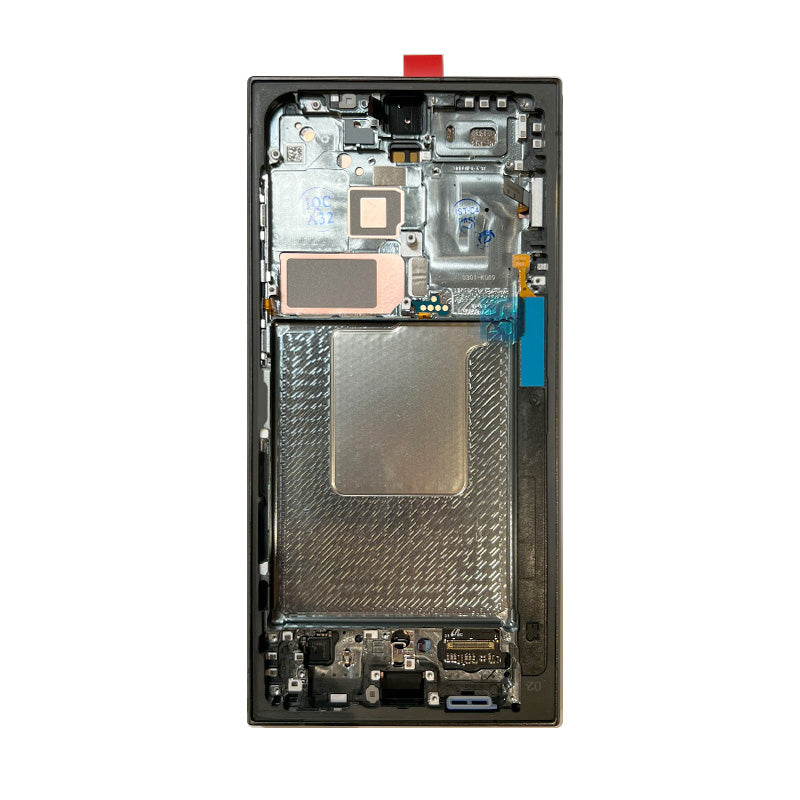 SAMSUNG S24ULTRA SERVICE PACK LCD ASSEMBLED WITH SERVICE PARK FRAME BLACK