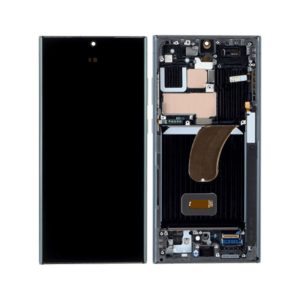 SAMSUNG S23ULTRA SCREEN WITH FRAME ASSEMBLED BY THIRD PARTY BLACK