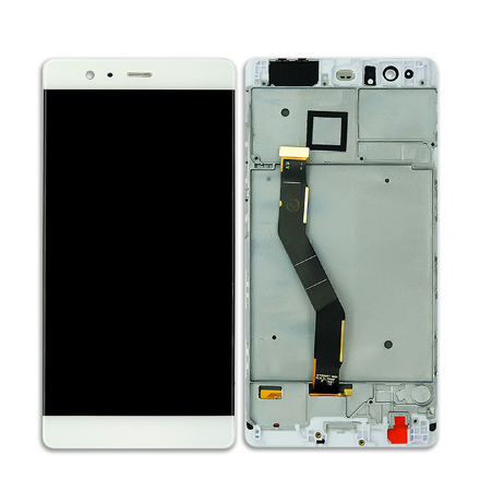 HUAWEI P9PLUS SCREEN WITH FRAME WHITE