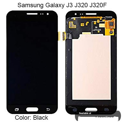 SAMSUNG J320 LCD SCREEN BLACK (BRAND NEW)