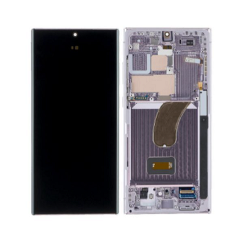 SAMSUNG S23ULTRA SCREEN WITH FRAME ASSEMBLED BY THIRD PARTY LAVENDER