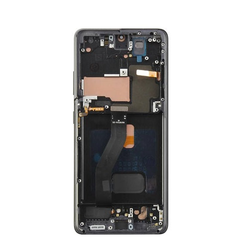 SAMSUNG S21ULTRA SCREEN WITH FRAME ASSEMBLED BY THIRD PARTY BLACK (SAME AS SERVICE PACK)